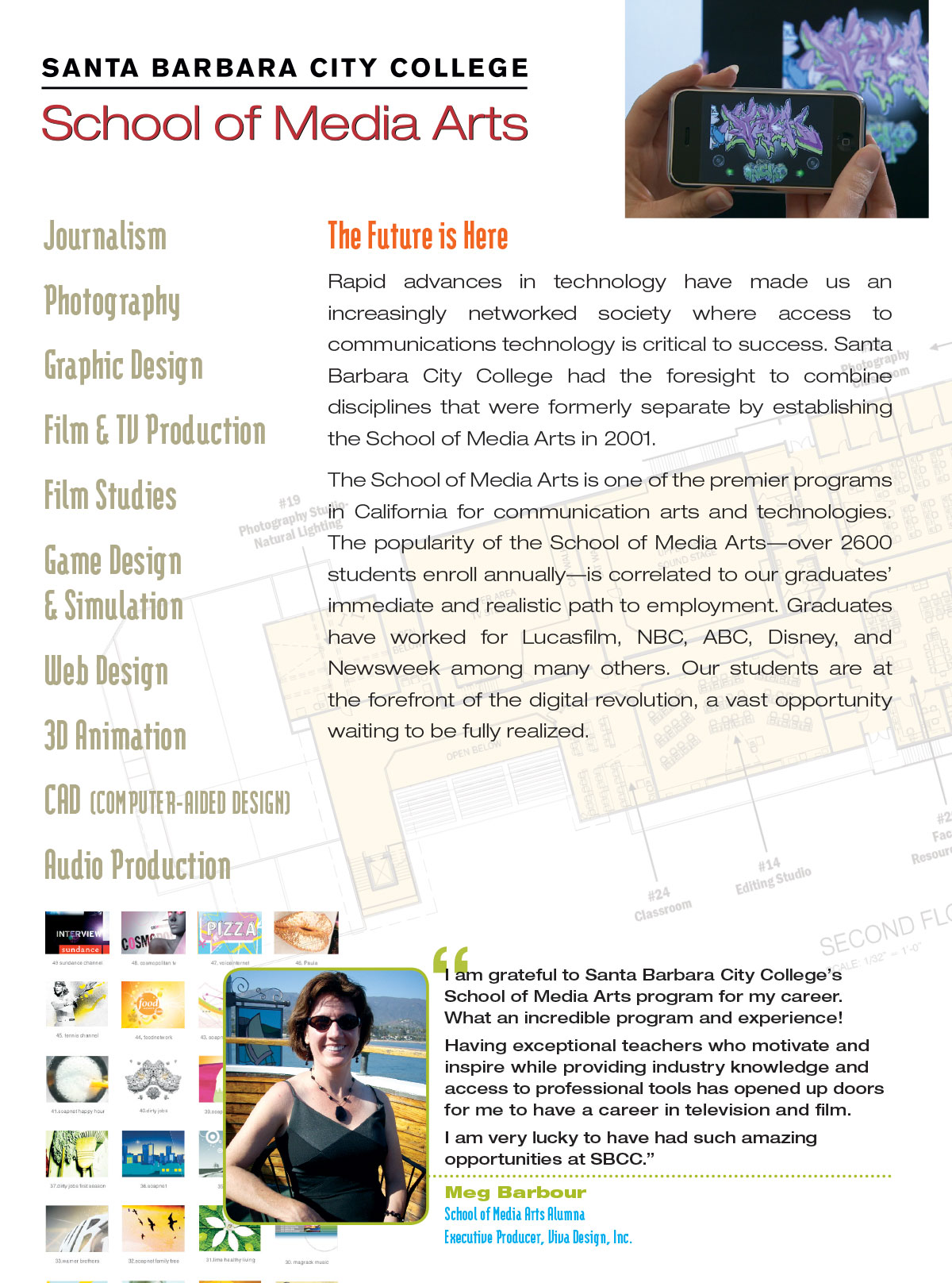 Santa Barbara City College School of Media Arts – homegrown graphics